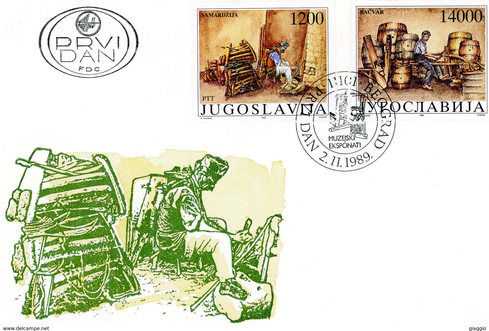 °°° Francobolli N. 4664 - F.d.c. Iugoslavia °°° - FDC