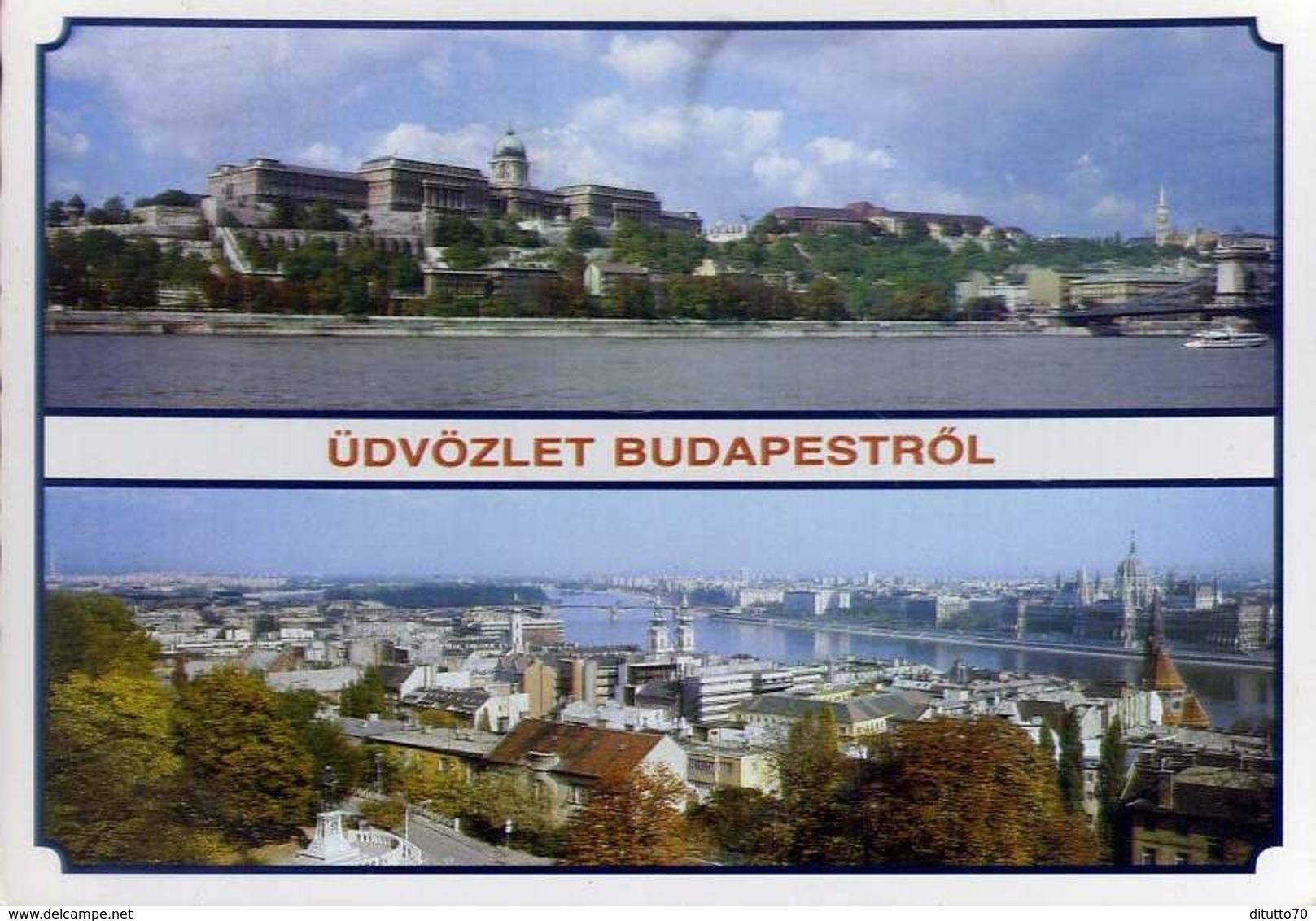 Udvozlet Budapestrol - Formato Grande Viaggiata – E 9 - Hungary