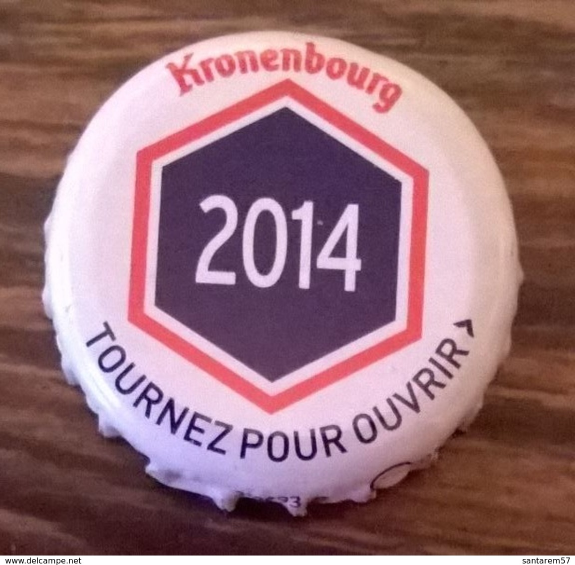 France Capsule Bière Crown Cap Beer Kronenbourg Les Années Qui Comptent 2014 - Bière