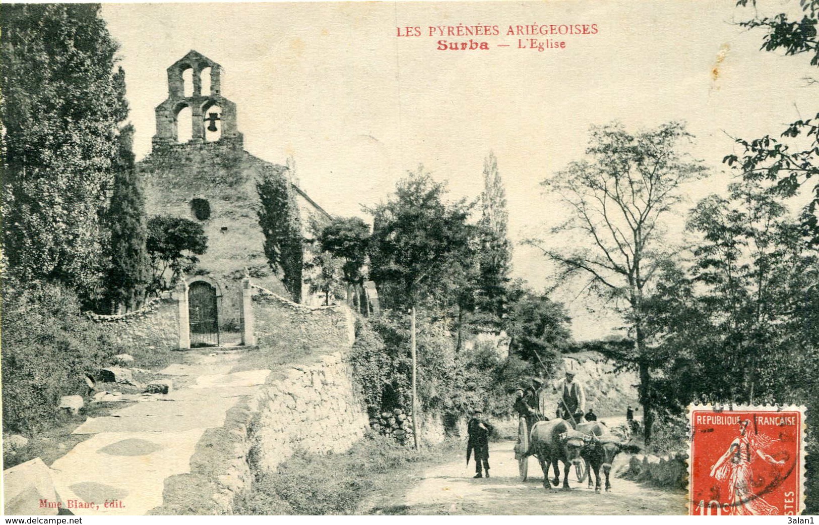 SURBA    L 'Eglise   La Chapelle Et Avenue De St Girons    304 - Altri & Non Classificati