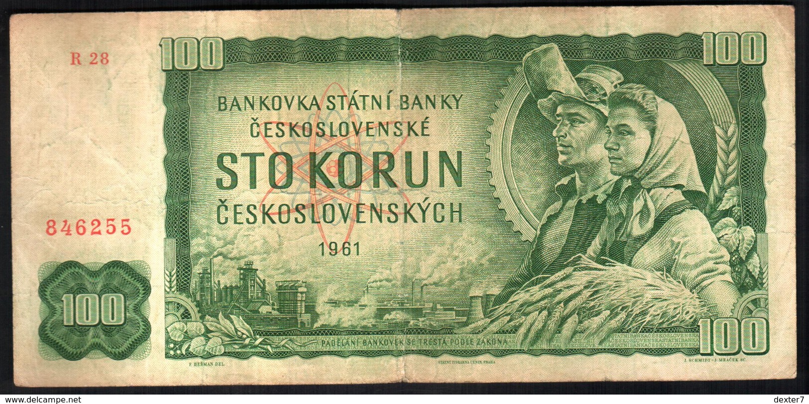 Czechoslovakia 100 Korun 1961 Tchécoslovaquie Cecoslovacchia Czechoslovakia - Cecoslovacchia