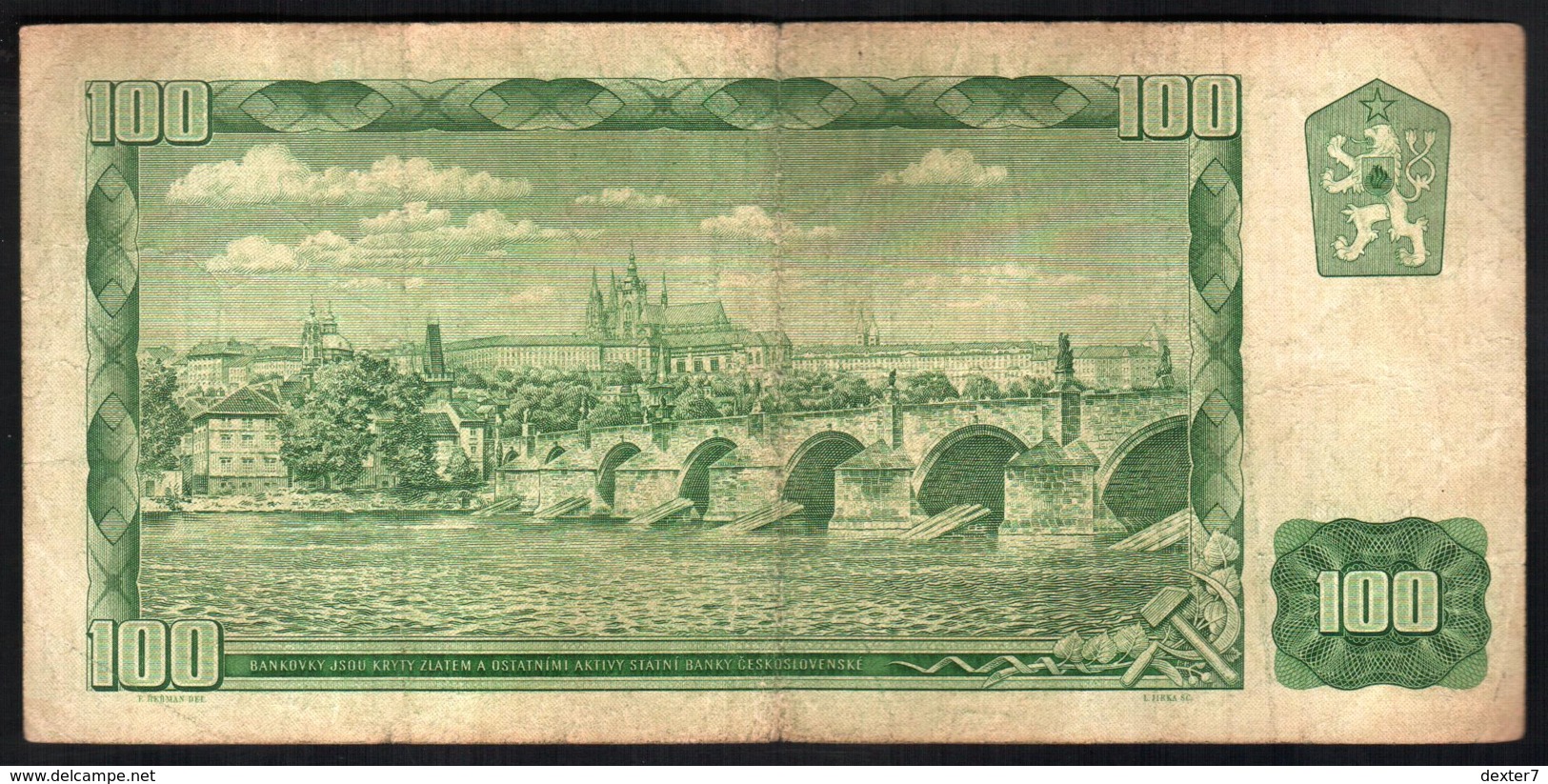 Czechoslovakia 100 Korun 1961 Tchécoslovaquie Cecoslovacchia Czechoslovakia - Tchécoslovaquie