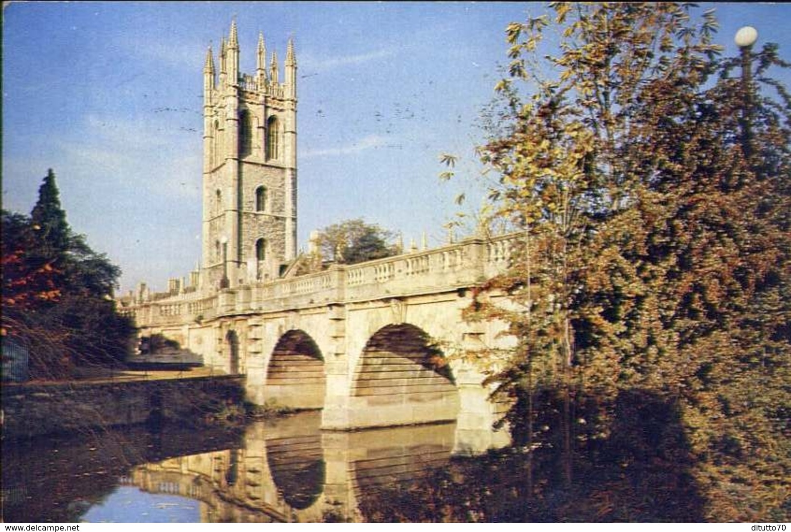 Magdalen Tower And Bridge - Oxford - Formato Grande Viaggiata – E 9 - Altri & Non Classificati