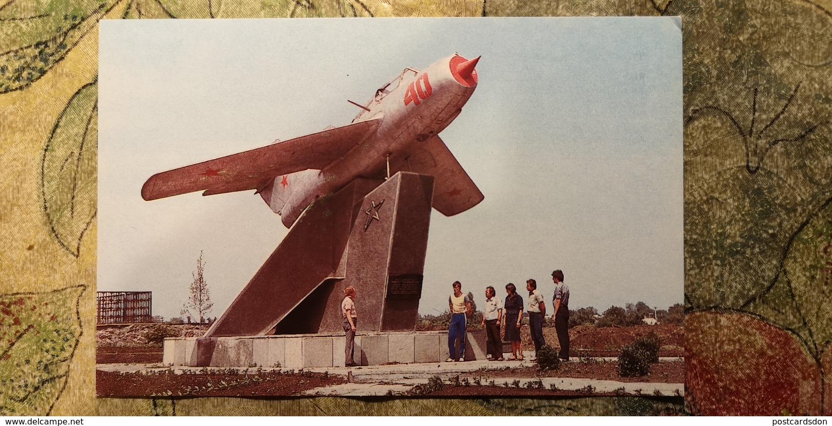 Ukraine. DOLINSKAYA. MIG-15 War Plane (demolished) Old Postcard 1970s - 1946-....: Ere Moderne