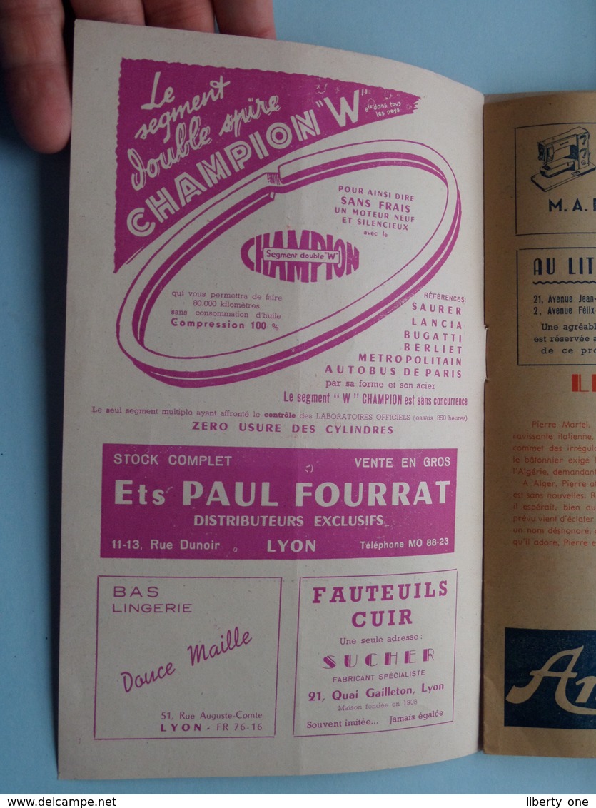 LYON - EMPIRE Rue Victor Hugo - GROLEE Rue Grolée - ALHAMBRA Rue De La Guillotière / Anno 1955 LYON ( Voir Photo ) ! - Programas