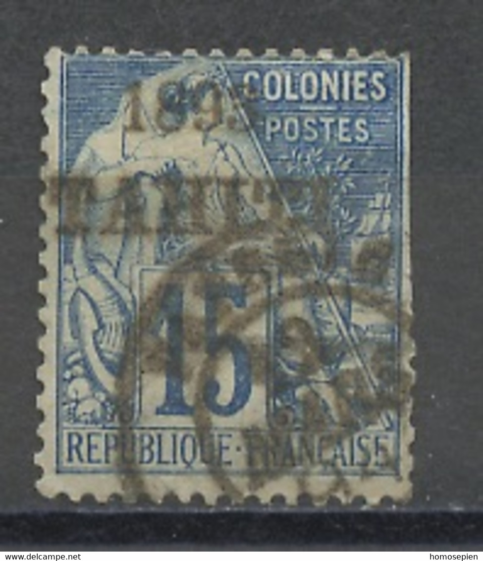 Tahiti - Polynésie 1893 Y&Tn°24 - Michel N°23 (o) - 15c Type Alphée Dubois - Usati