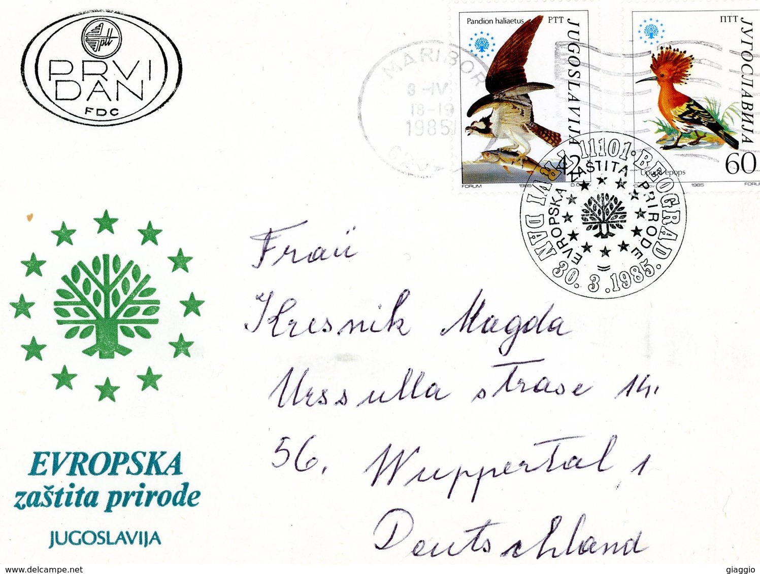 °°° Francobolli N. 4665 - Storia Postale Iugoslavia Busta Viaggiata °°° - Altri & Non Classificati