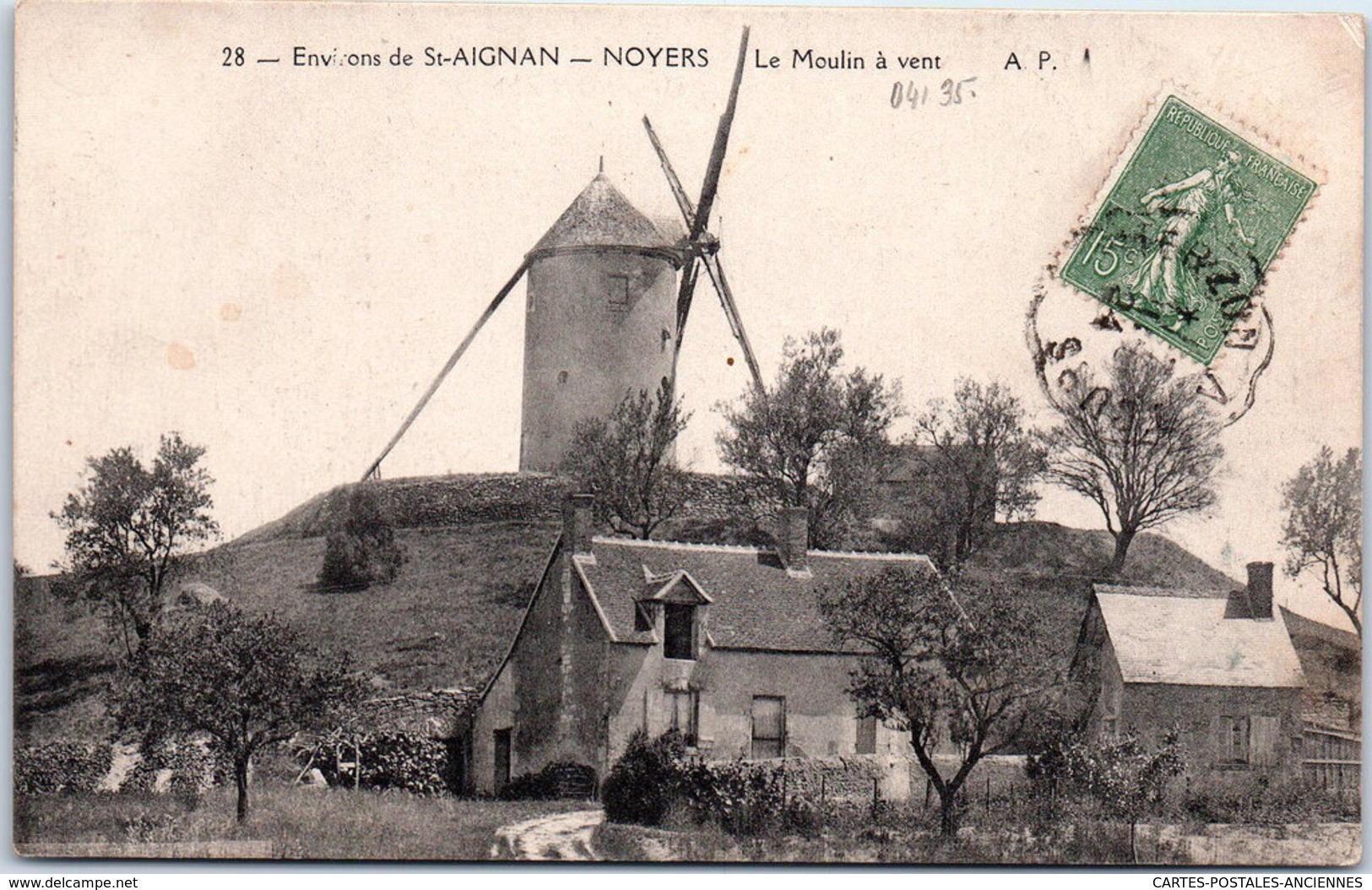 41 NOYERS - Le Moulin à Vent - Noyers Sur Cher