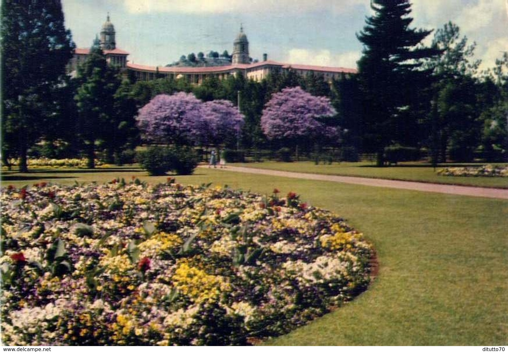 Pretoria - Gardens At The Union Buildings - Formato Grande Viaggiata Mancante Di Affrancatura – E 9 - Altri & Non Classificati