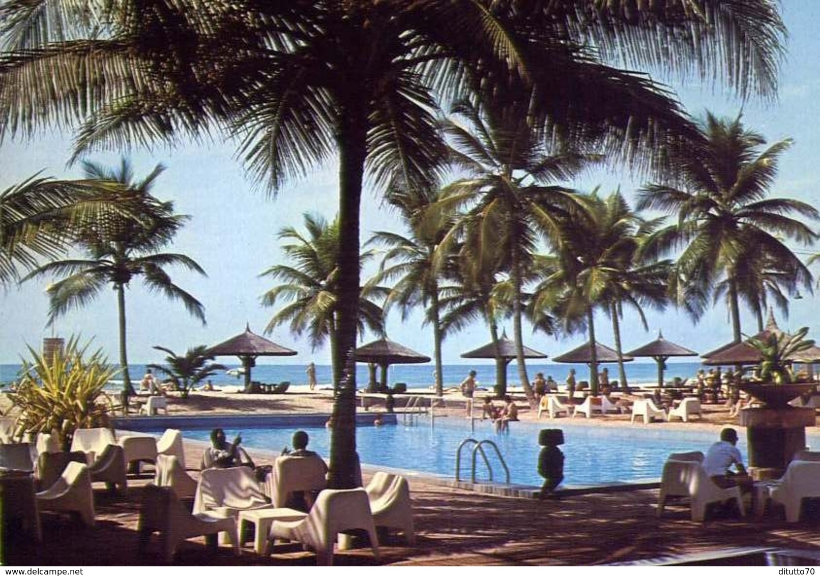 Republique De Cote D'ivoire Assouinde - Hotel Les Paletuviers - Formato Grande Viaggiata – E 9 - Altri & Non Classificati