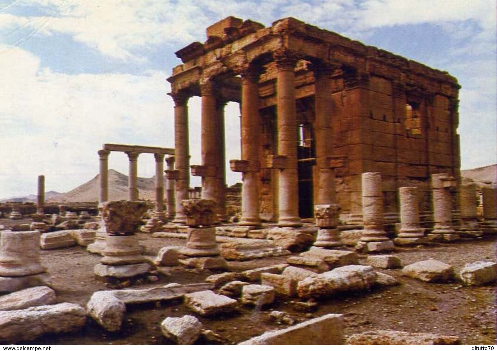 Syria - Palmyra - Baalshmin's Temple - Formato Grande Viaggiata – E 9 - Altri & Non Classificati
