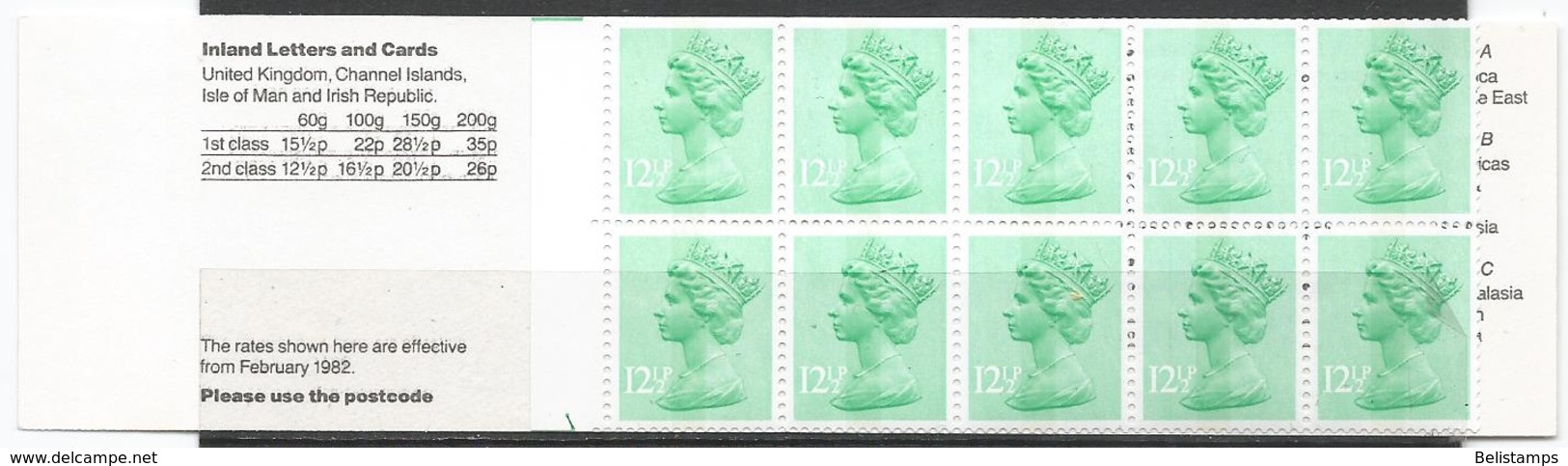 Great Britain 1982. Scott #BK513 (MNH) National Museum Of Wales Cardiff * - Carnets