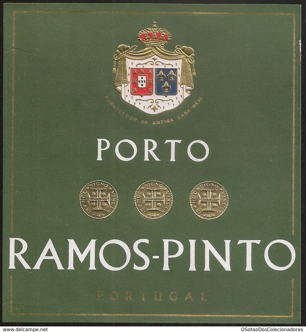 Portugal Port Wine Label - Adriano Ramos Pinto - Vinho Do Porto - Ramos Pinto - Etiquette De Vin - Collections, Lots & Séries