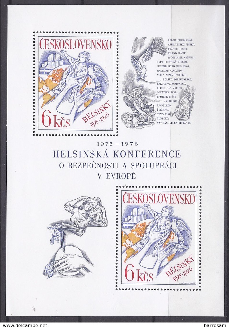 Czechoslovakia1976: Michel Block33mnh** - Blocks & Sheetlets