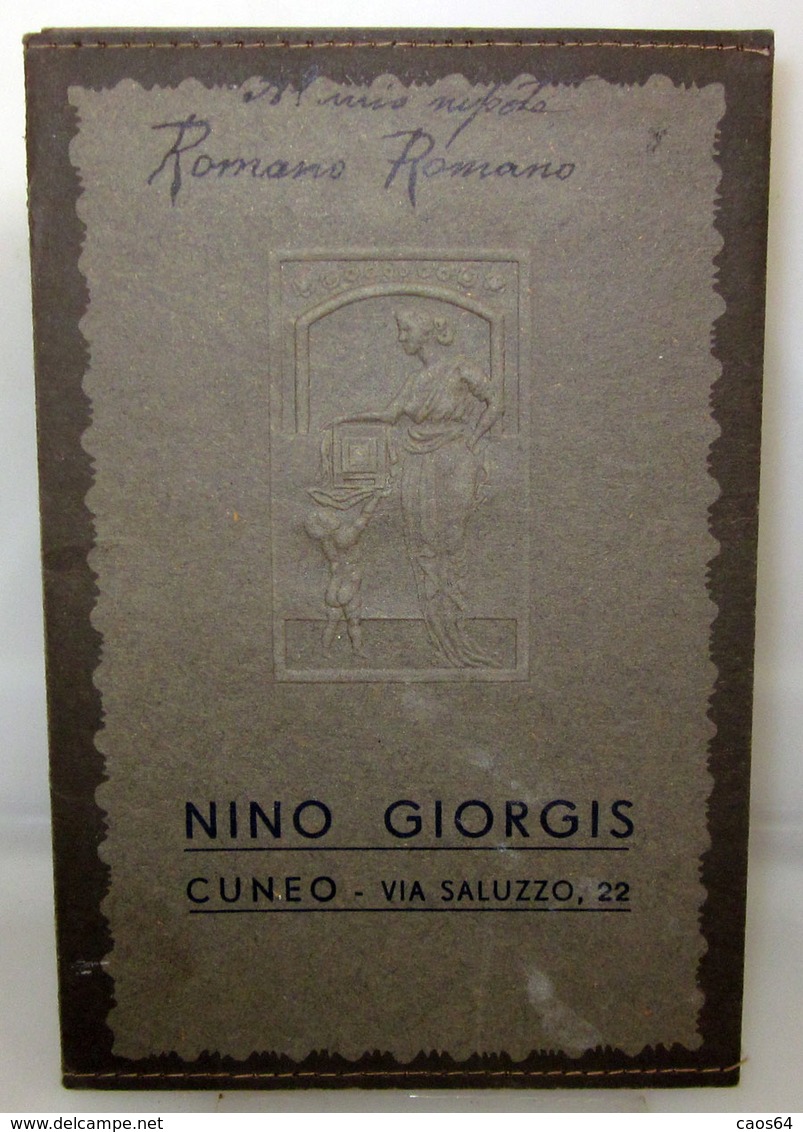 NINO GIORGIS CUNEO CARD PORTAFOTO  CARTONCINO VINTAGE - Materiale & Accessori