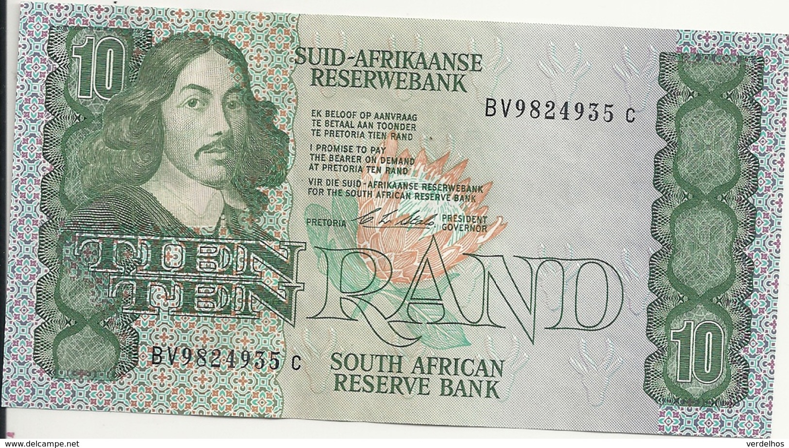 AFRIQUE DU SUD 10 RAND ND1990-93 XF+ P 120 E - Afrique Du Sud