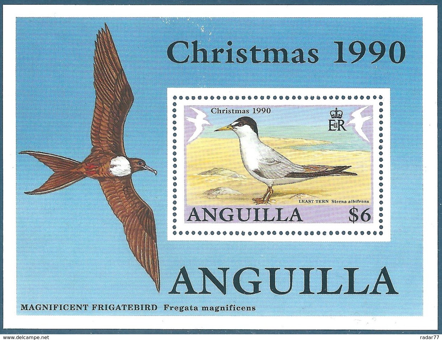 Anguilla Bloc N°88 Noël 1990 - Sterne Naine Neuf** - Anguilla (1968-...)