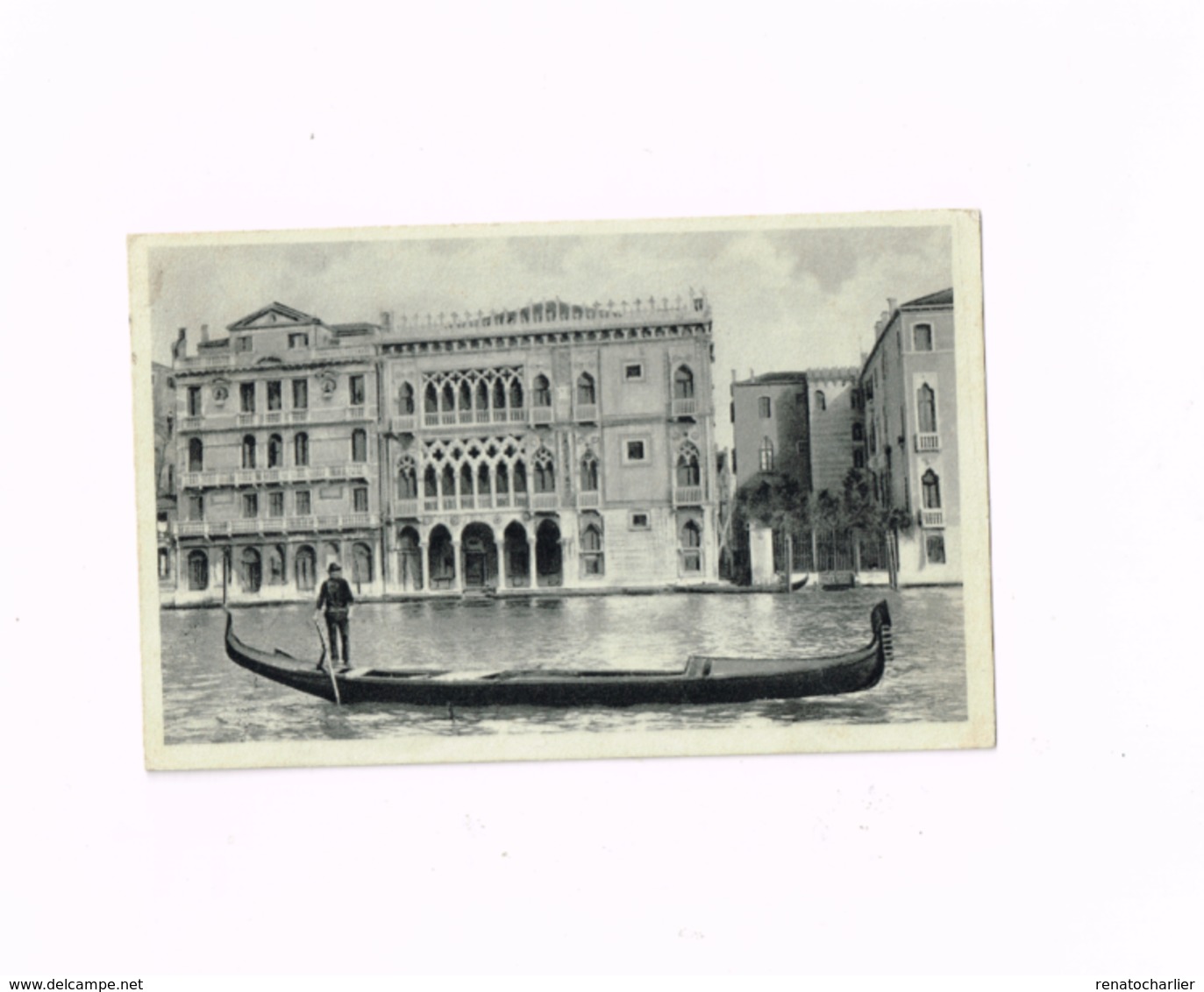 Palazzo Ca D'Oro.Gondole.Expédié à Janzé (Ille-et-Villaine/France) - Venezia