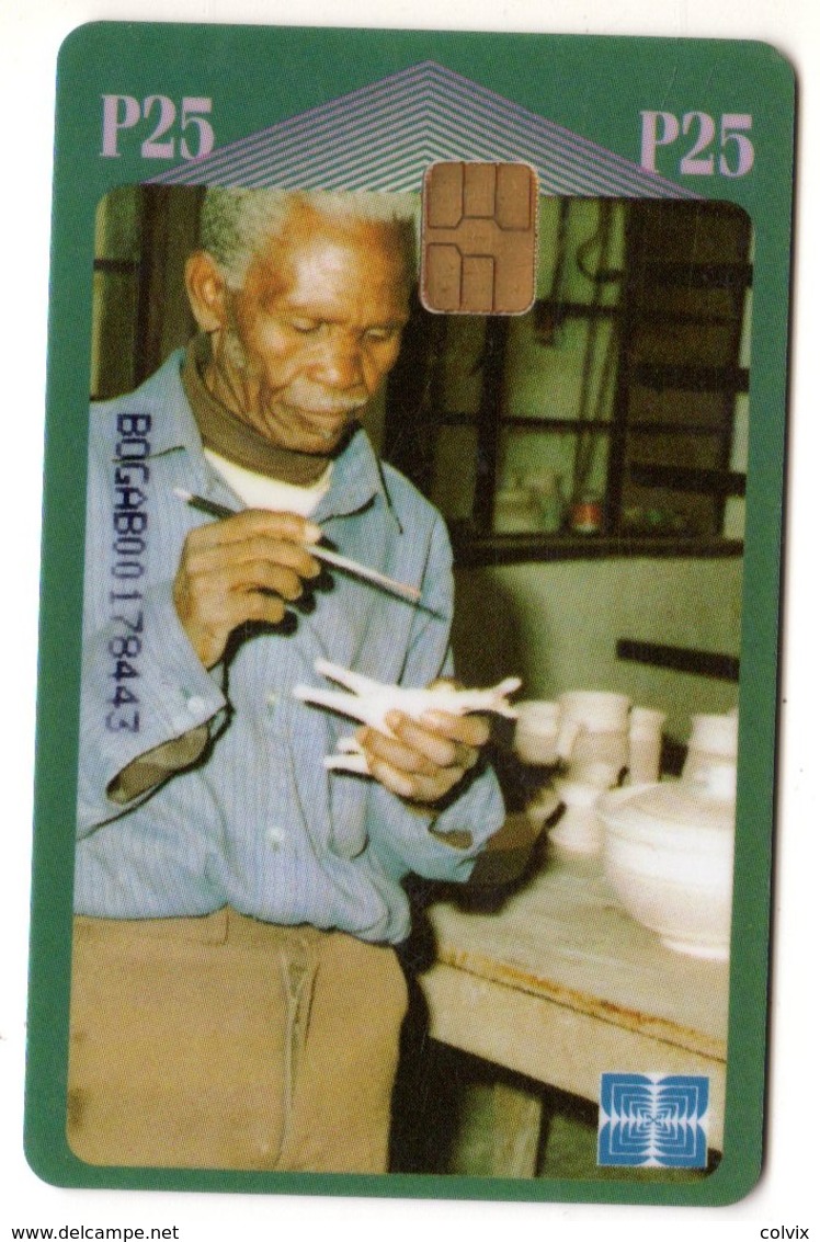 BOTSWANA REF MV CARDS BOT-08 P25 CERAMICS - Botswana