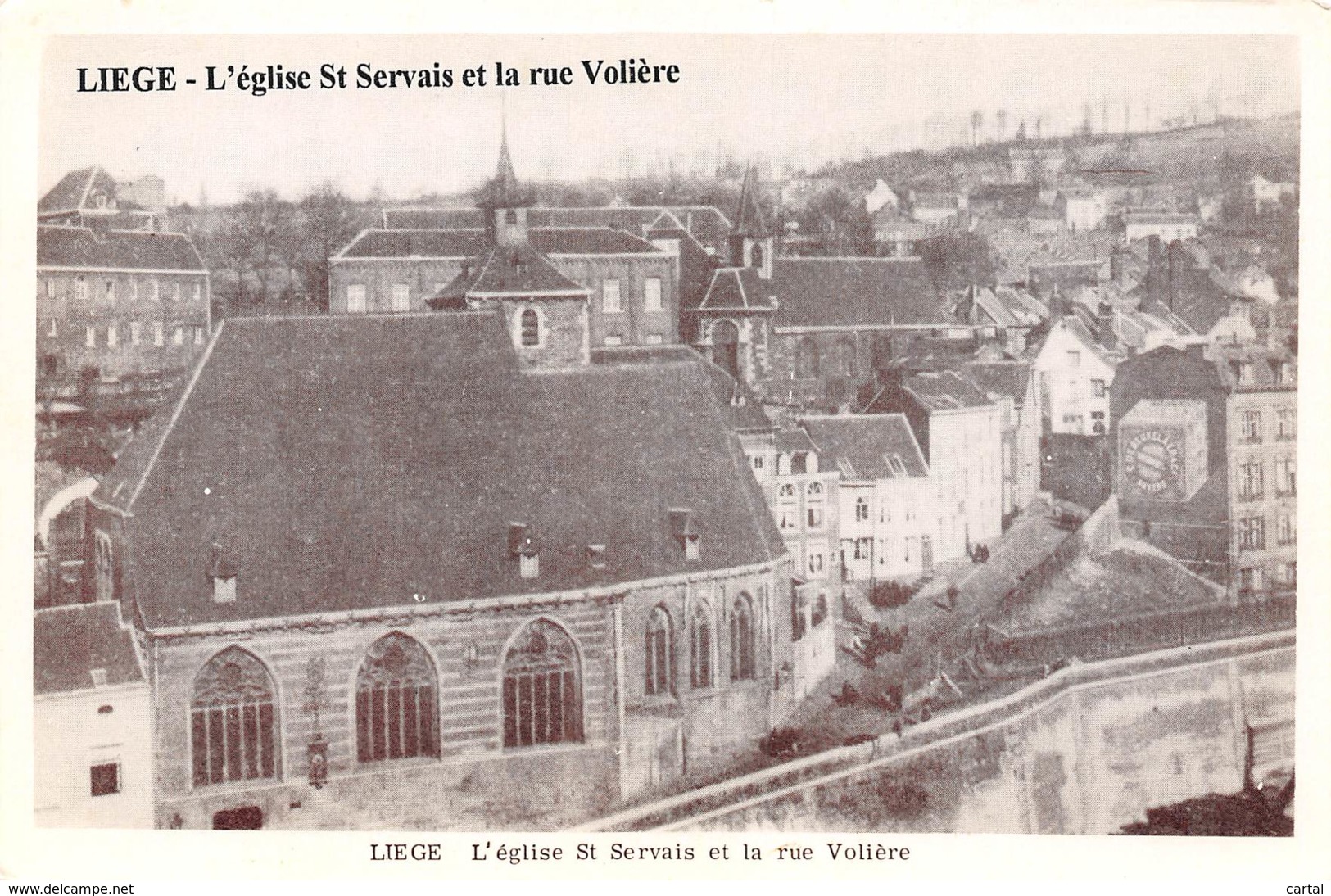 CPM - LIEGE - L'Eglise St Servais Et La Rue Volière - Liege