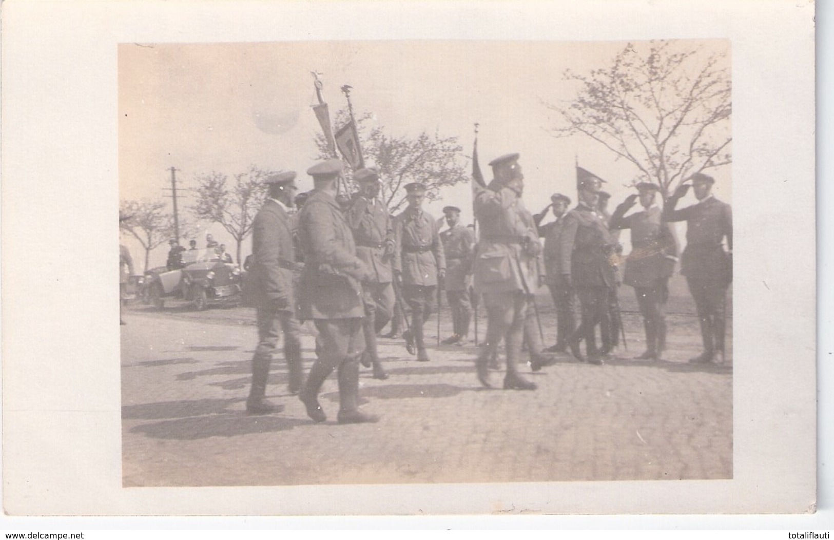 ASCHERSLEBEN Sachsen Anhalt Harzgau Front Soldaten Tag 3/5.Mai 1925 Original Private Fotokarte Fast TOP-Erhaltung Ungela - Aschersleben