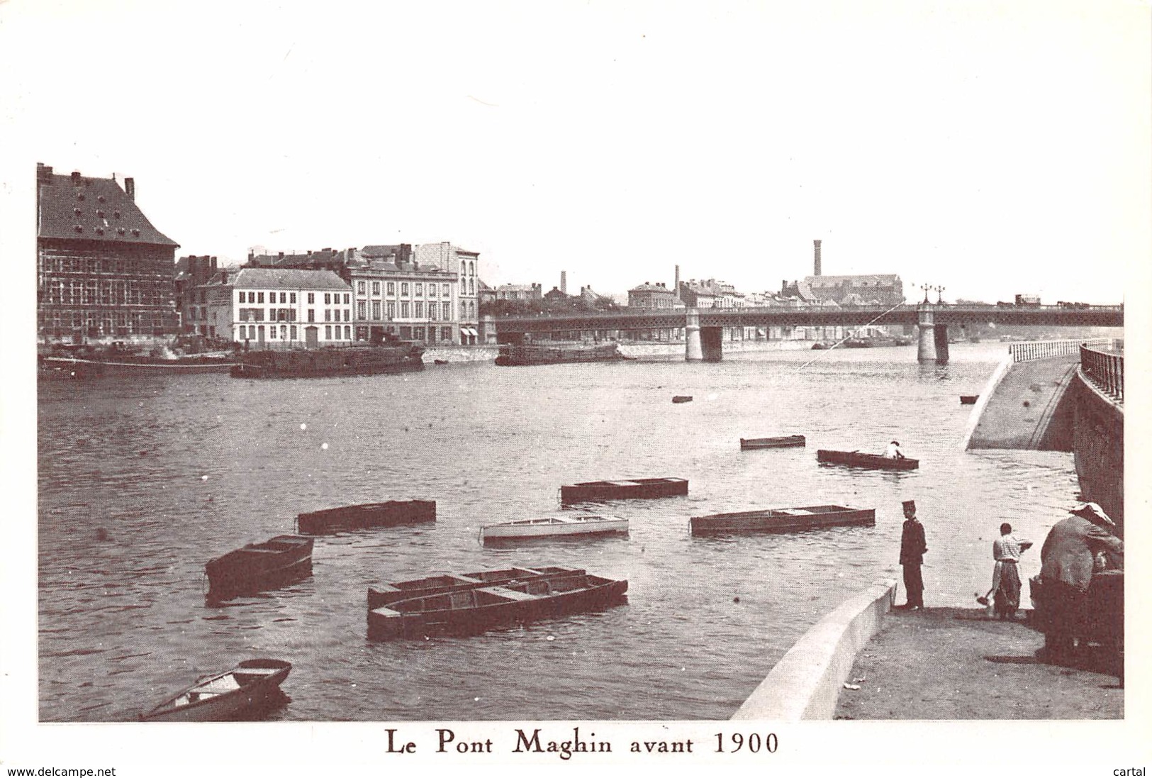 CPM - LIEGE - Le Pont Maghin Avant 1900 - Luik