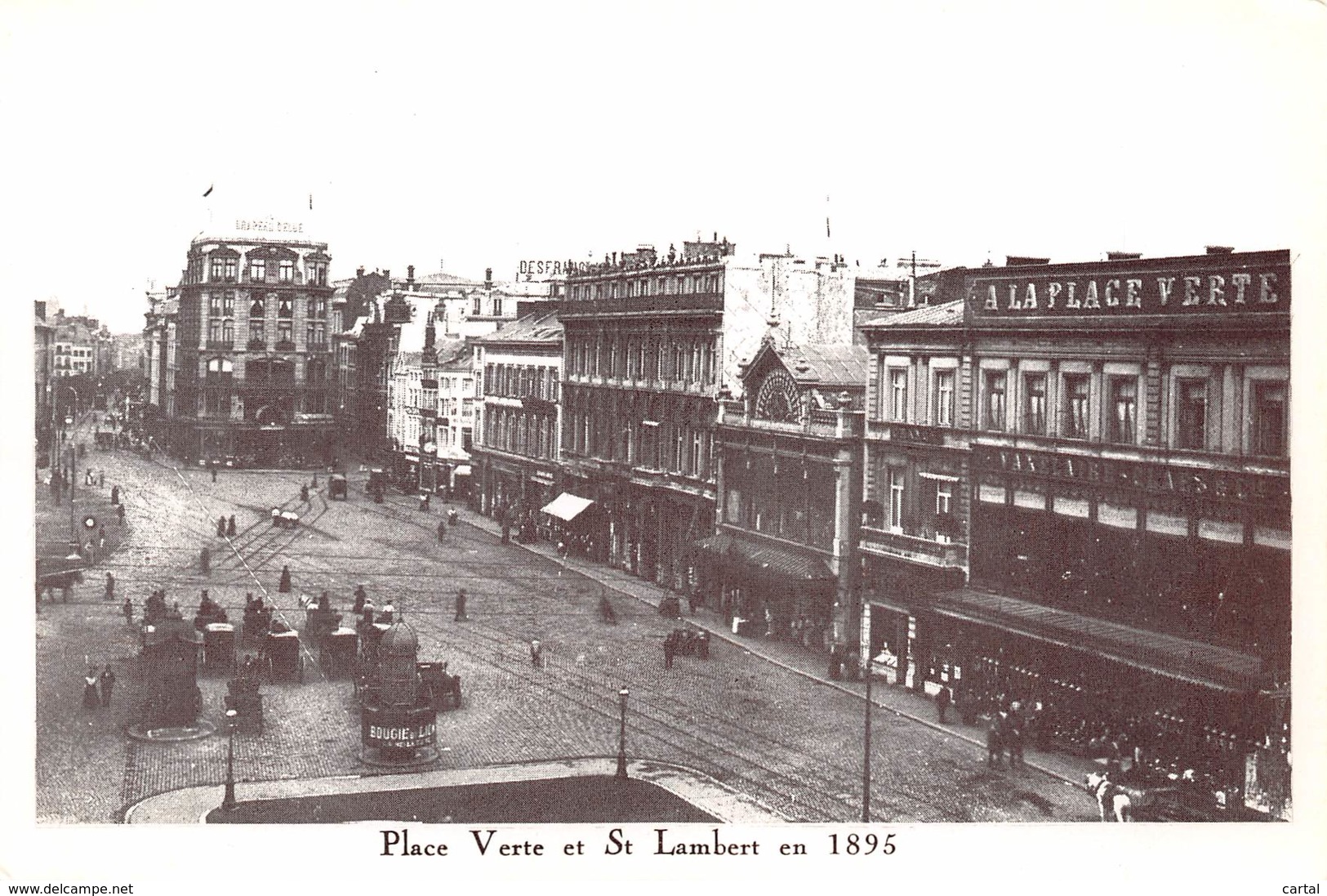 CPM - LIEGE - Place Verte Et St Lambert En 1895 - Luik