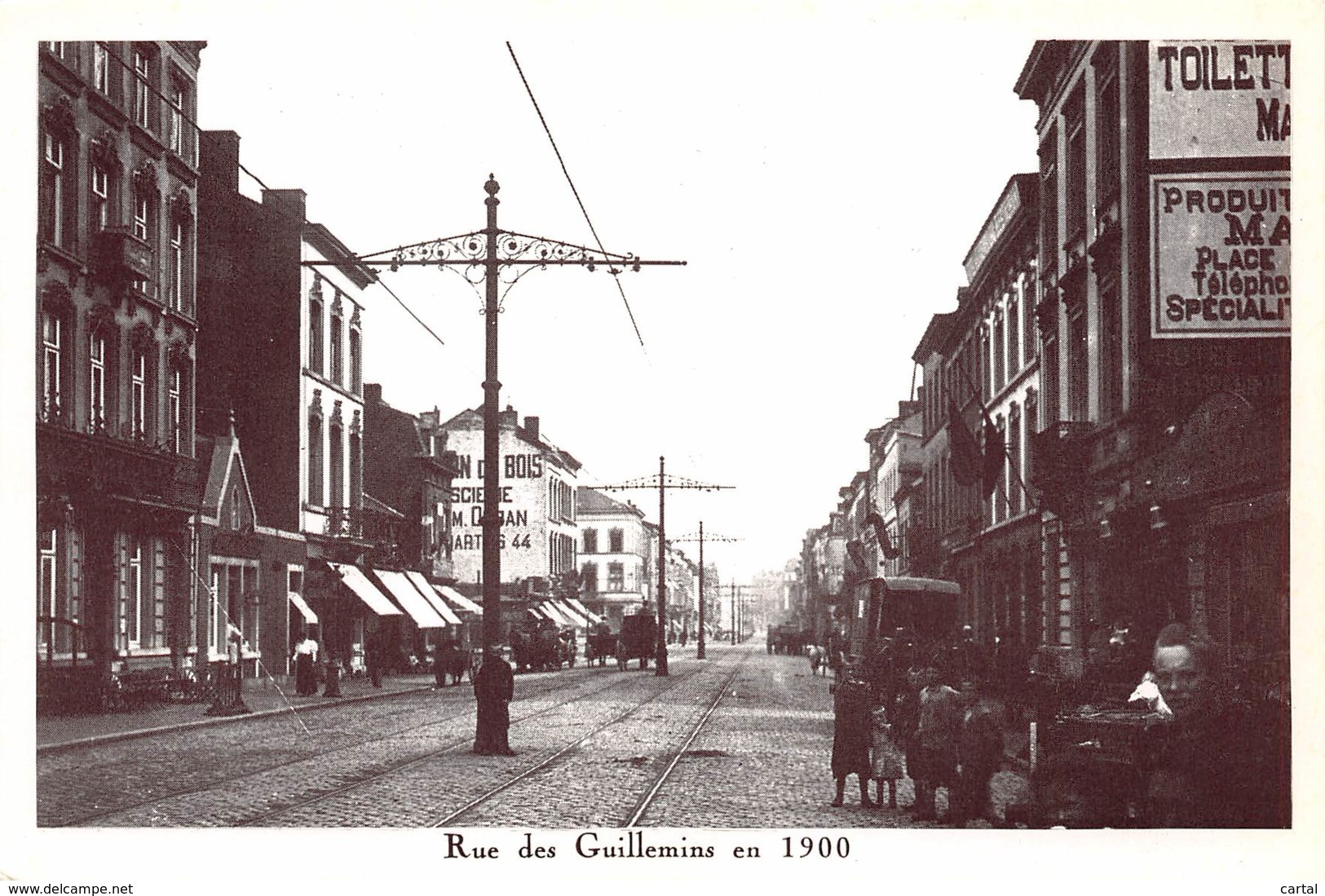 CPM - LIEGE - Rue Des Guillemins En 1900 - Liège