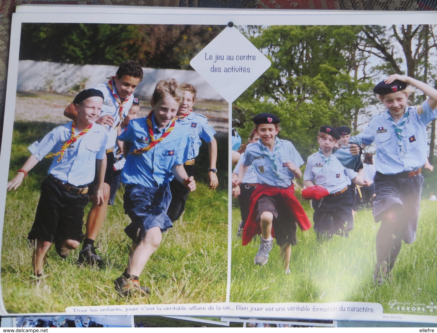 Guide et Scouts d' Europe de la fédération du scoutisme européen - très beau calendrier 2017 illustration à voir