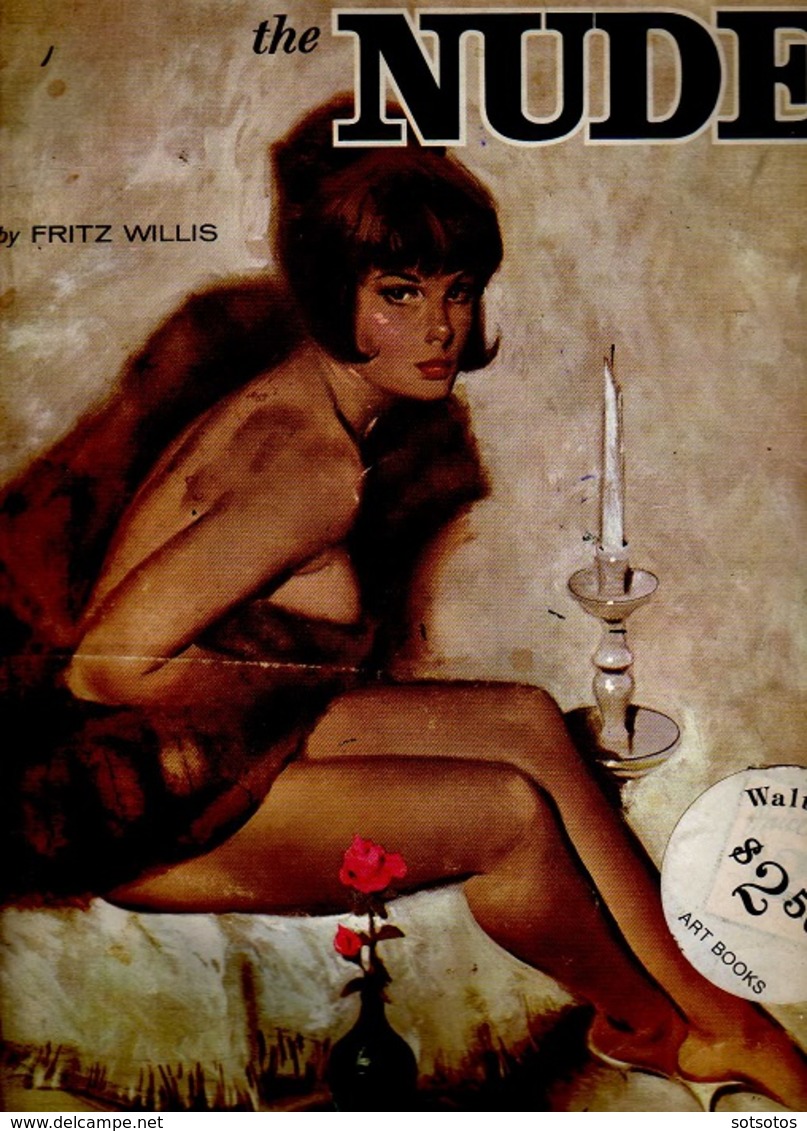 The NUDE By Fritz WILLIS, PUBLISHED By Walter FOSTER "HOW To DRAW" #96 ART BOOKS 32 PAGES Of  26X35 Cent. - Architektur/Design