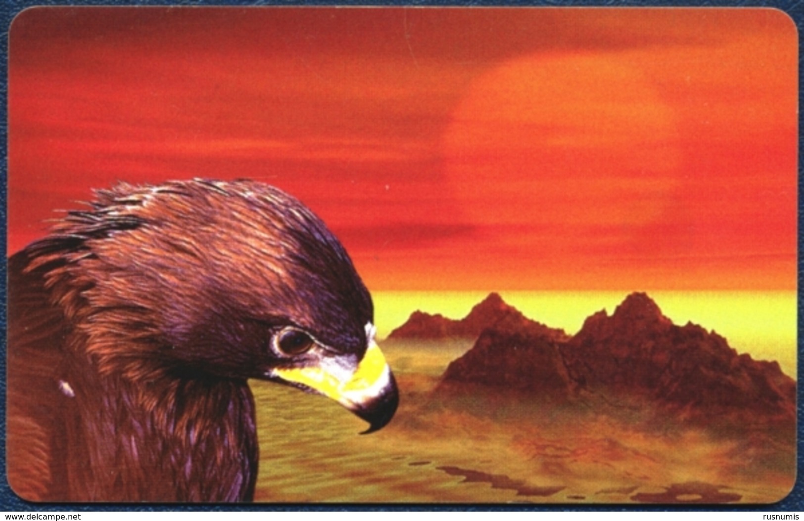 KAZAKHSTAN KAZAKTELECOM 25 UNITS CHIP PHONECARD TELEPHONE CARD TELECARTE BIRD FALCON - Kazakhstan