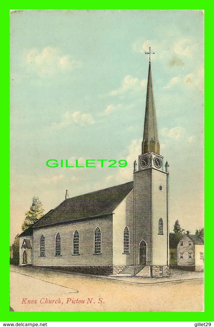 PICTOU, NS - KNOX CHURCH - PUBLISHED FOR JSS McLEAN - - Autres & Non Classés