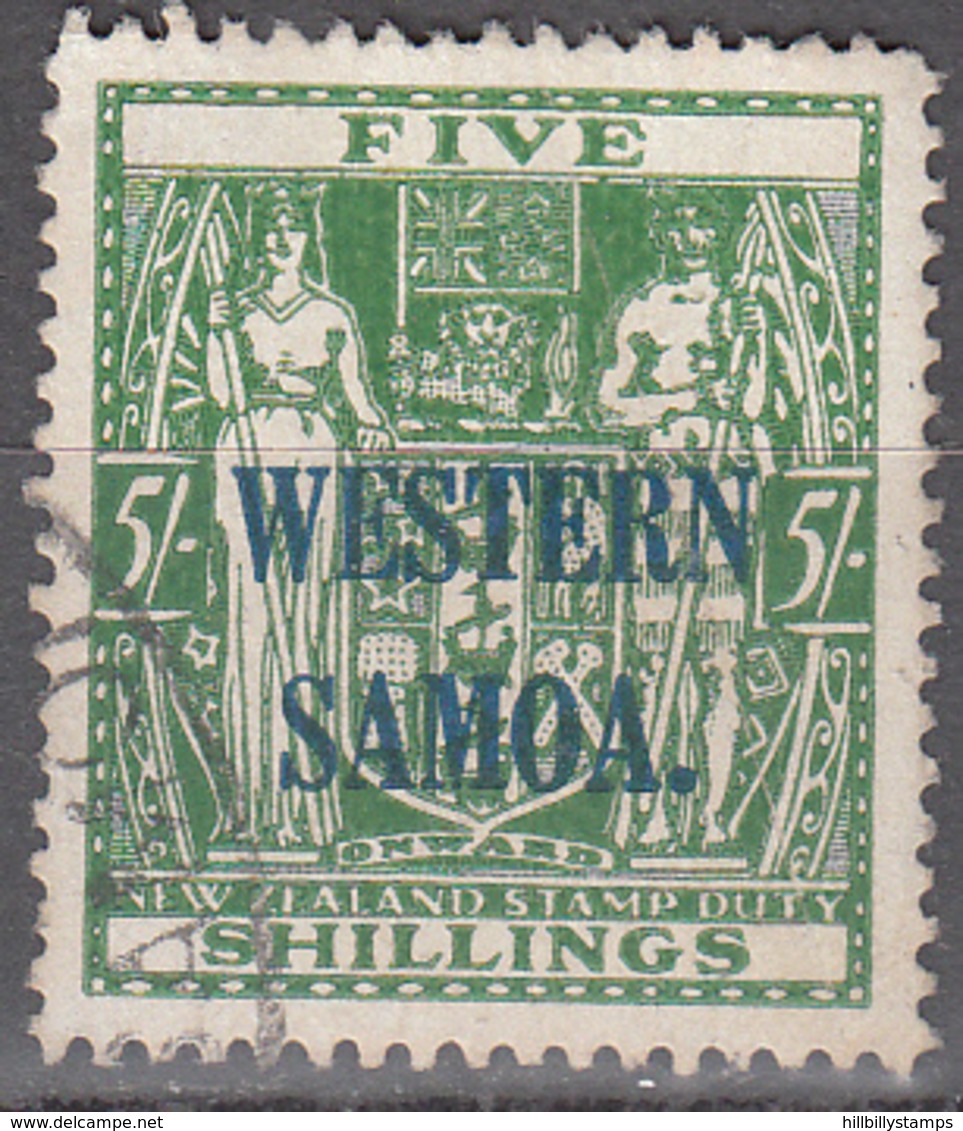 SAMOA  SCOTT NO. 176   USED    YEAR  1935 - Samoa