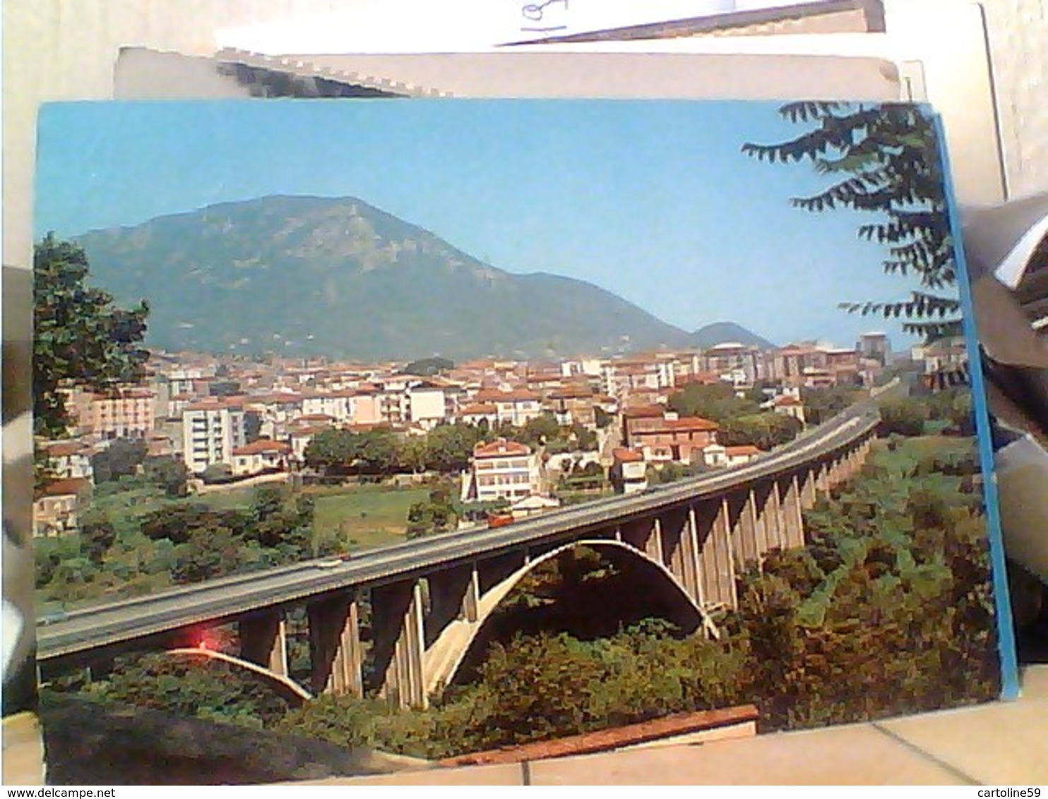 CAVA DEI TIRRENI VISTA CON AUTOSTRADA   V1970 GZ7042 - Cava De' Tirreni