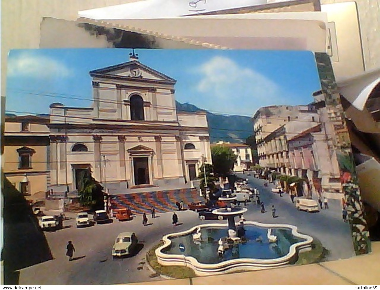 CAVA DEI TIRRENI PIAZZA DUOMO AUTO CAR   VB1965 GZ7043 - Cava De' Tirreni