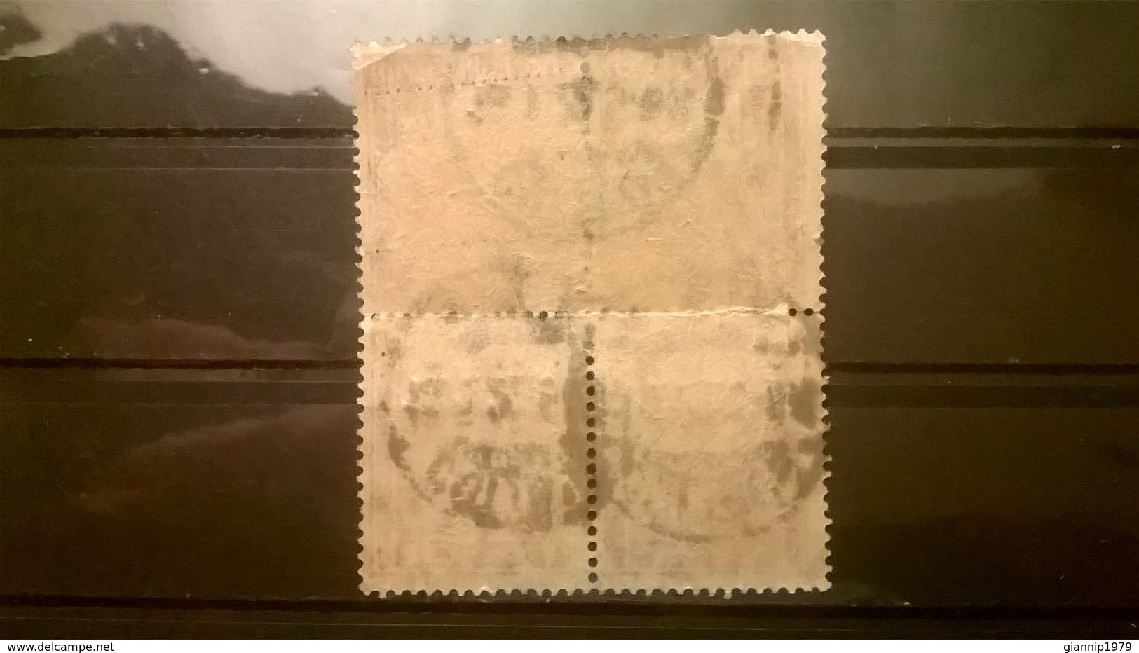FRANCOBOLLI STAMPS GERMANIA DEUTSCHE 1921 USED SU FRAMMENTO QUARTINA NUMERALS ANNLLO COTTBUS GERMANY - Used Stamps
