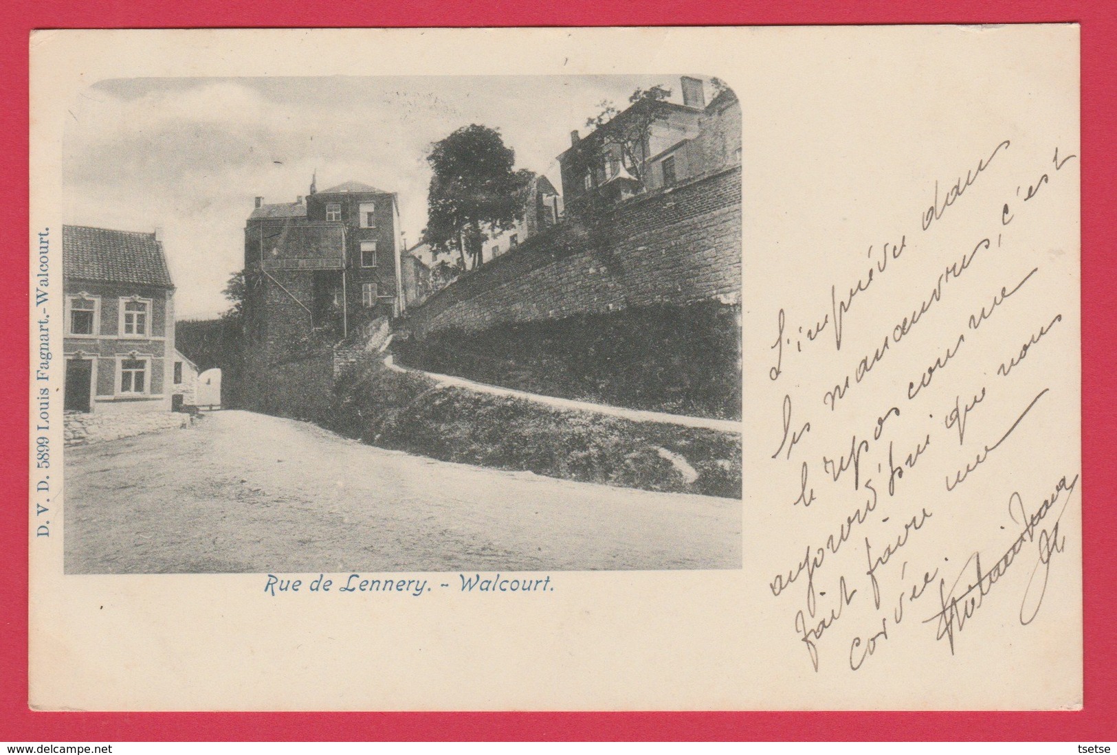 Walcourt- Rue De Lennery -1900 ( Voir Verso ) - Walcourt