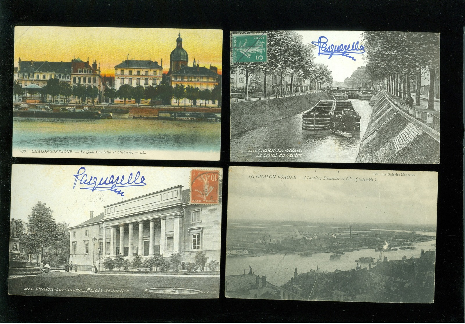 Lot de 38 cartes postales de France  Saône - et - Loire       Lot van 38 postkaarten van Frankrijk ( 71 ) - 38 scans