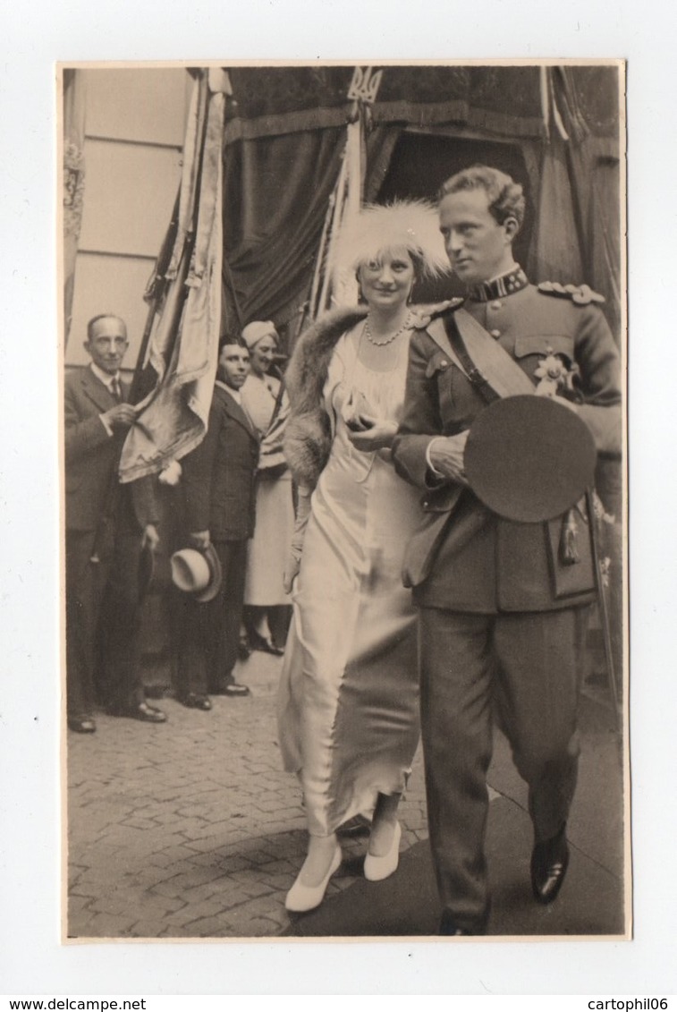 - CPA COUPLE ROYAL BELGE - Joyeuse Entrée à Anvers 7.7.1935 - Edition G. Cailliau 276 - - Königshäuser