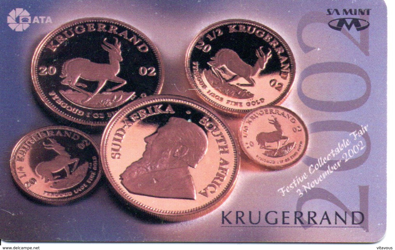 Jungle Monnaie Pièce Money Argent Télécarte South Africa - Afrique Du Sud Phonecard  (G707) - Afrique Du Sud