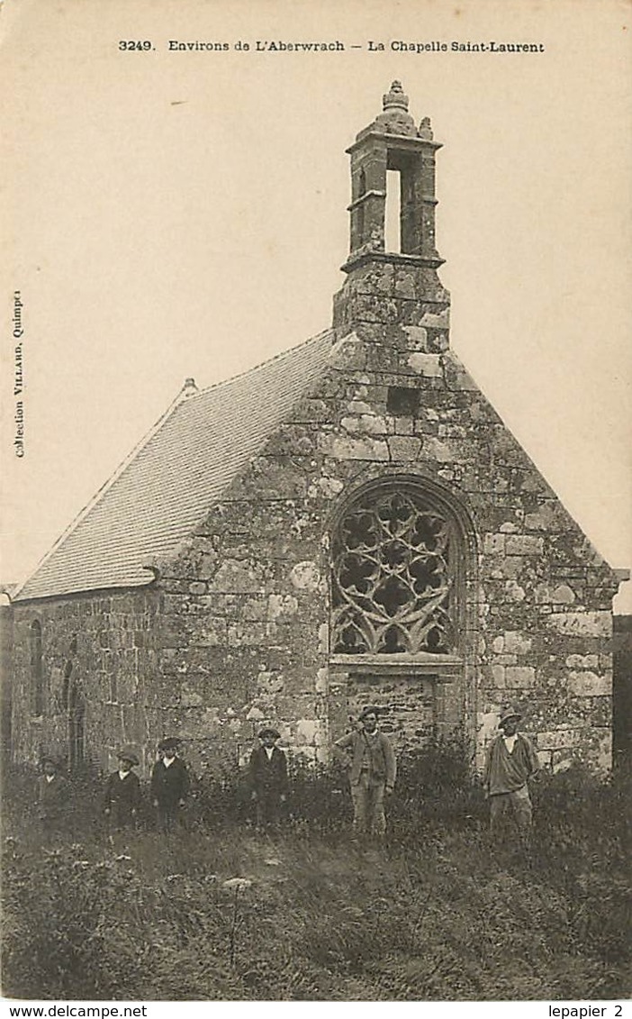 29 Environs De L'Aberwrach - La Chapelle Saint Laurent CPA Ed. Coll. Villard Quimper - Autres & Non Classés