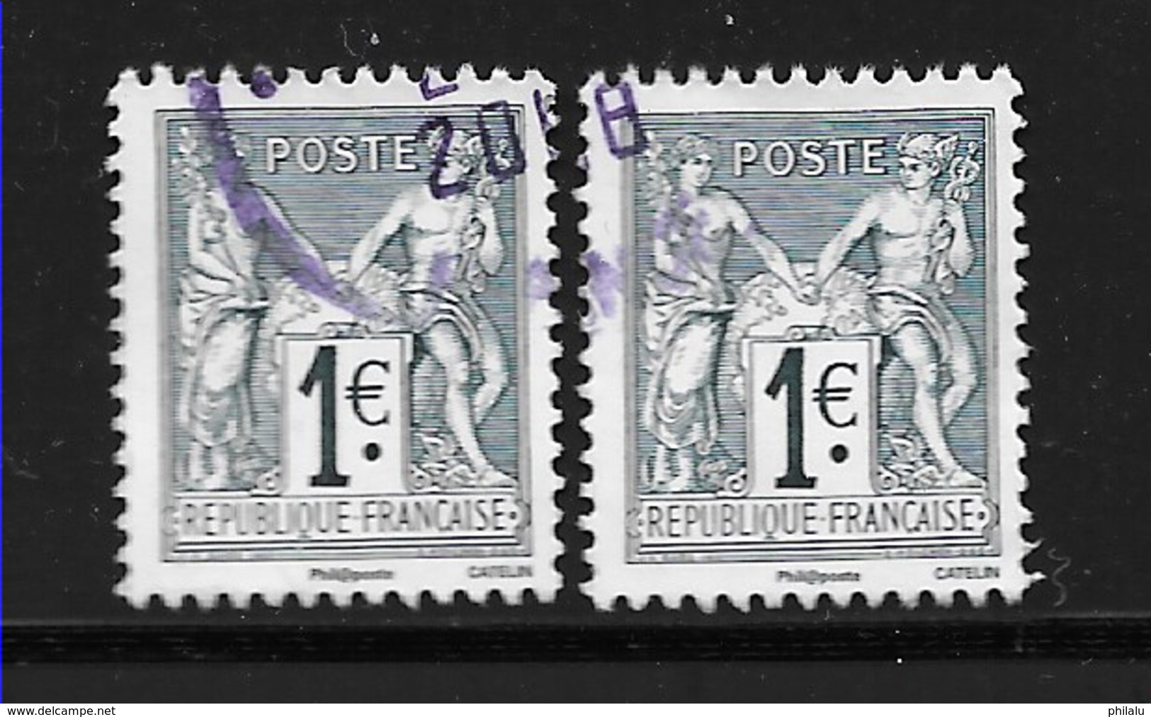 FRANCE N°5094 Et 5095 - 2016 Anniversaire Type Sage - Oblitérés