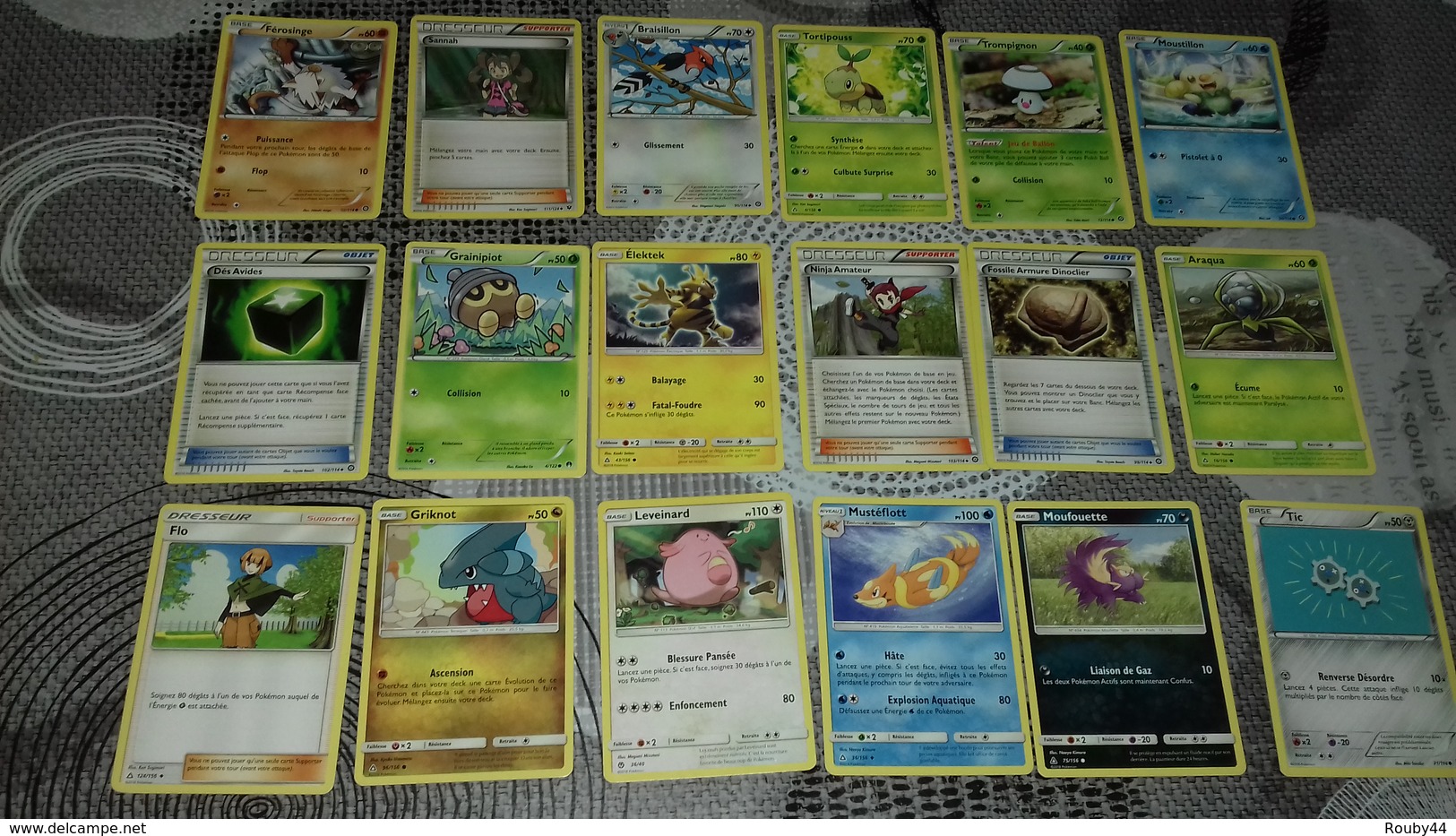 Lot De 18 Cartes Pokemon - Autres & Non Classés