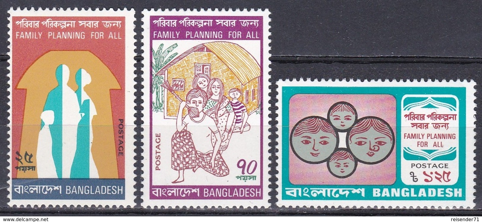 Bangladesch Bangladesh 1974 Gesellschaft Society Soziales Familie Familienplanung Family Planning, Mi. 52-4 ** - Bangladesch
