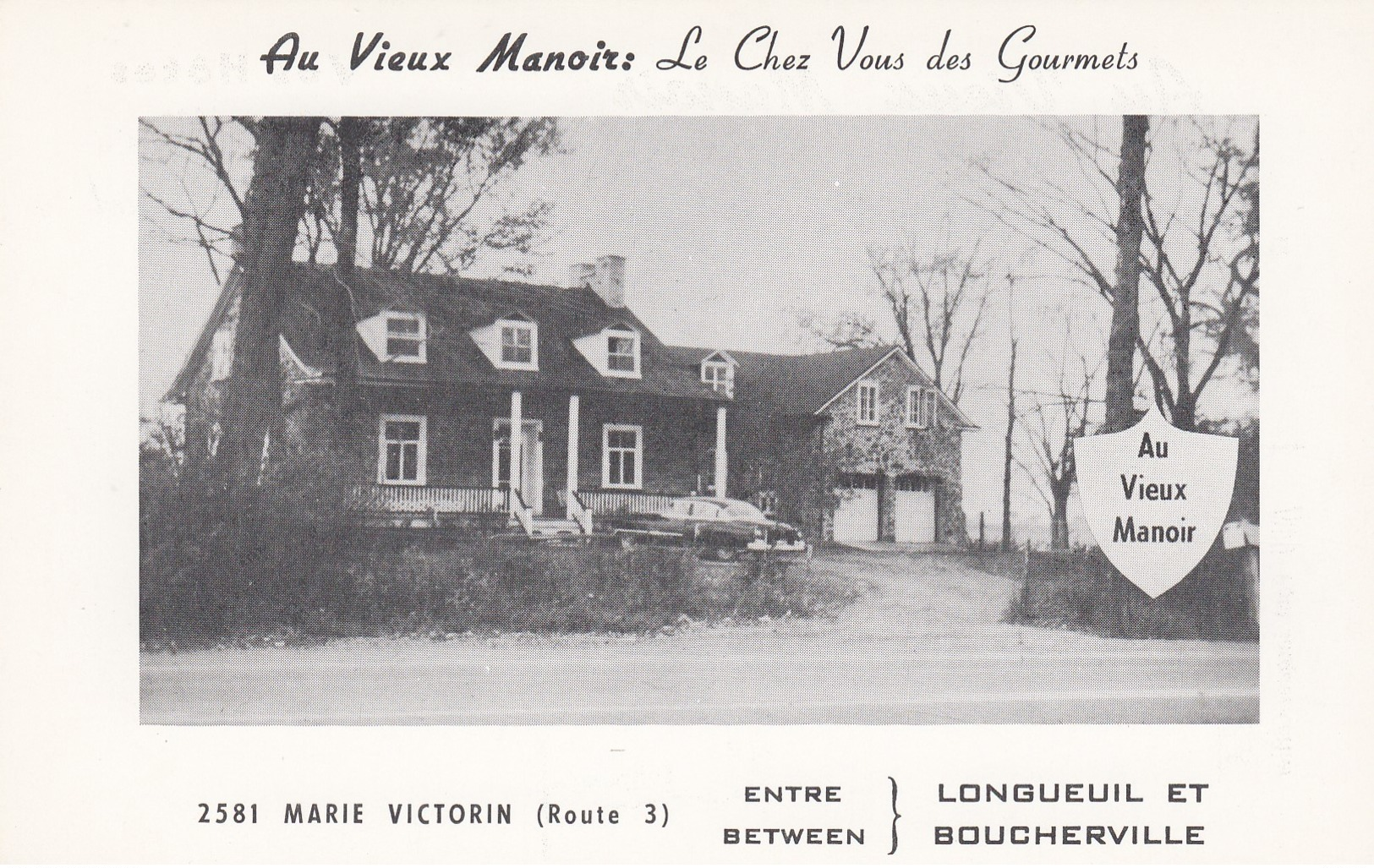 Longueuil Et Boucherville, Quebec , Canada , 40-50s ; Le Chez Vous Des Gourmets - Autres & Non Classés