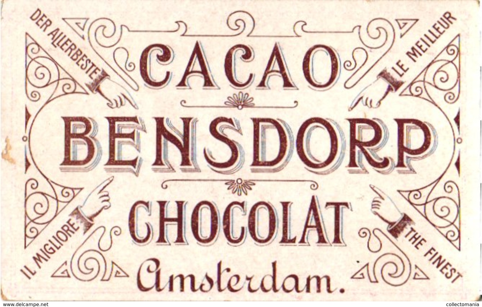 12 chromo litho PUB c1880 à 1890 BENSDORP chocolate chokolade, Nationale dansen Volksmuziek Akkerbouw kangaroe  7X10cm