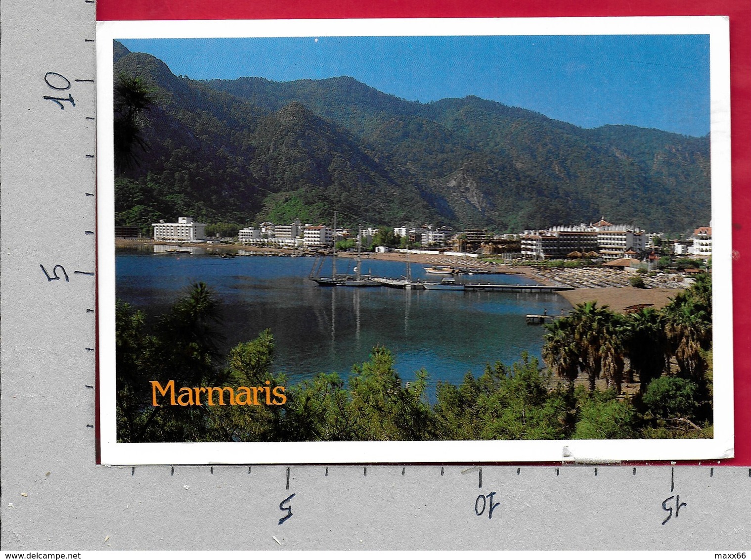 CARTOLINA VG TURCHIA - MARMARIS - A View From Icmeler - 11 X 16 - ANN. 1996 - Turchia