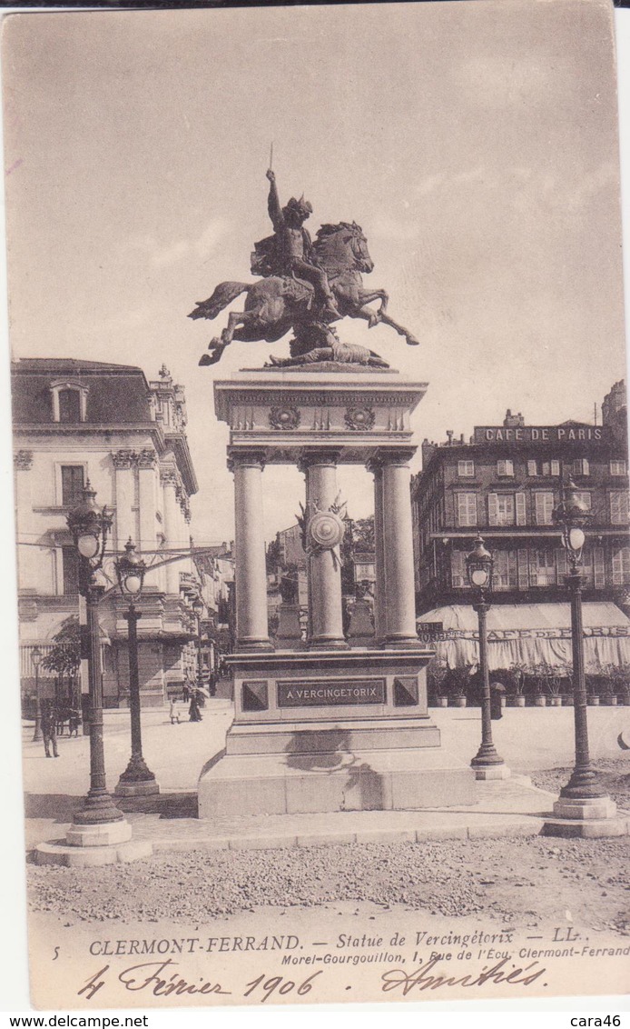 CPA - 5. CLERMONT FERRAND Statue De Vercingétorix - Clermont Ferrand