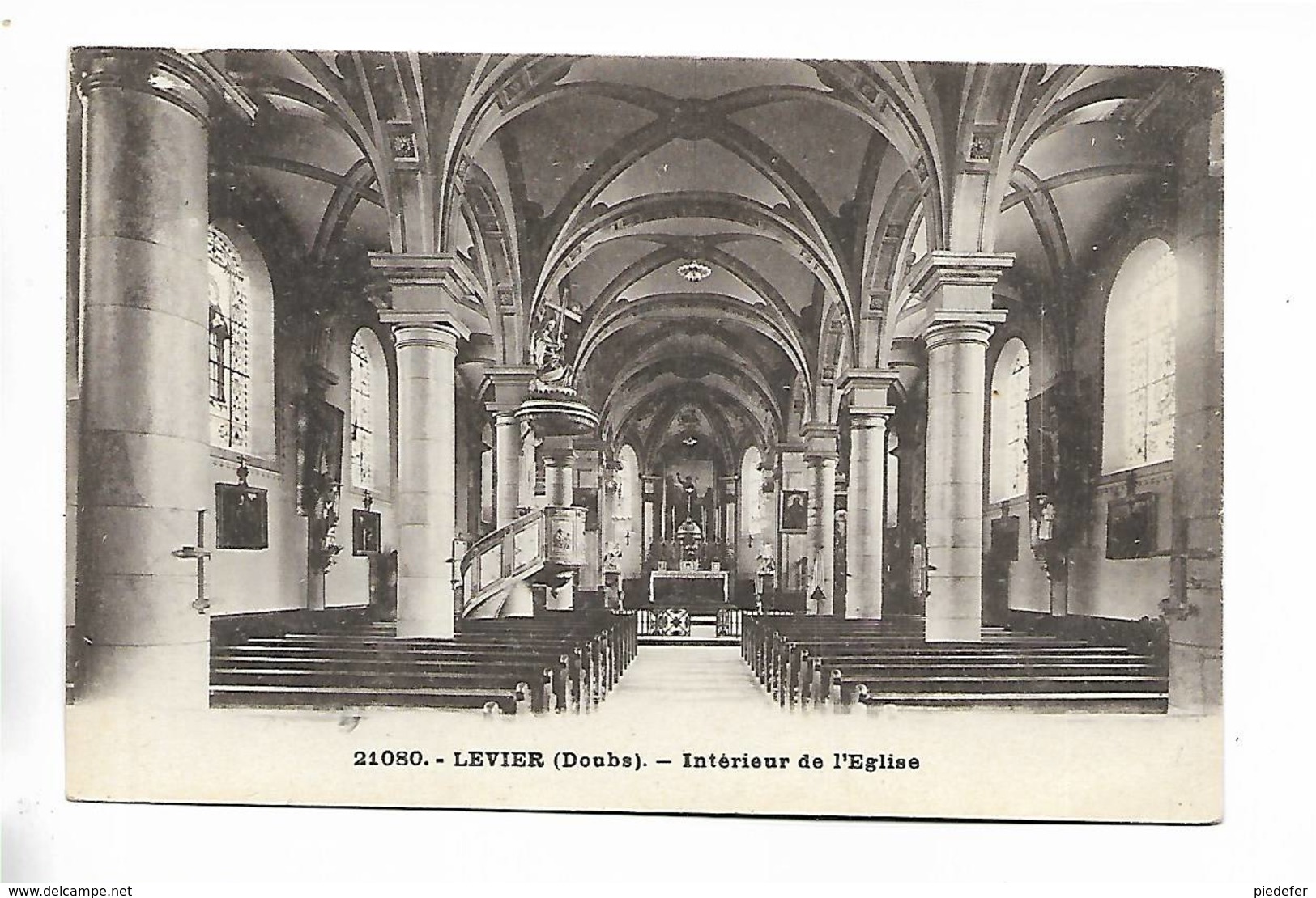 25 - LEVIER ( Doubs ) - Intérieur De L' Eglise - Autres & Non Classés