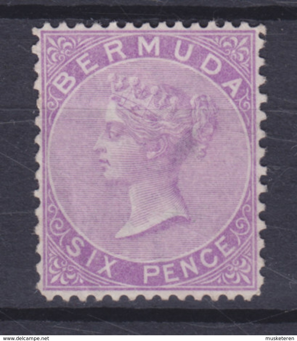 Bermuda 1903 Mi. 4 C    6p. Queen Victoria Perf. 14x12½, MNG - Bermuda